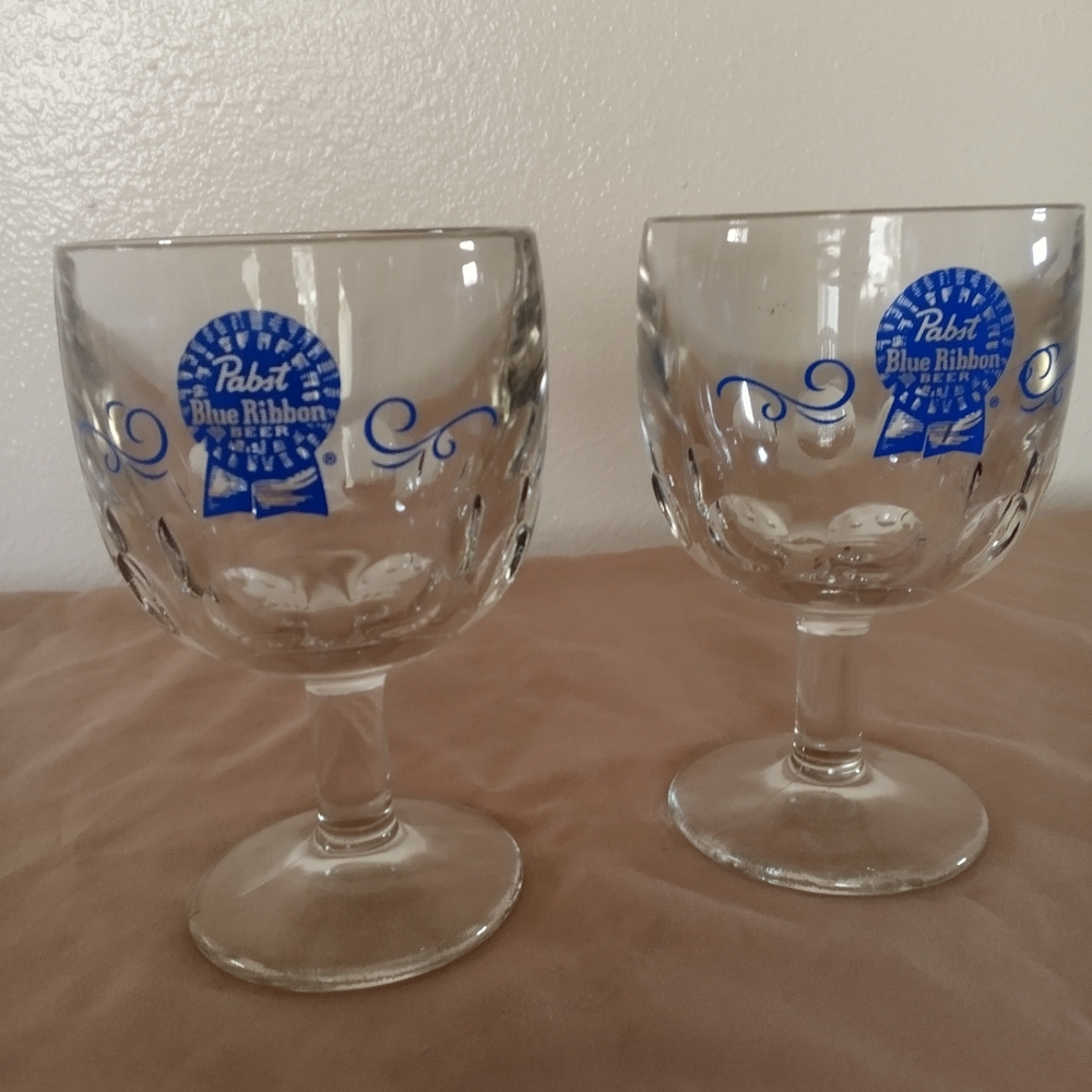 Vintage PBR goblets